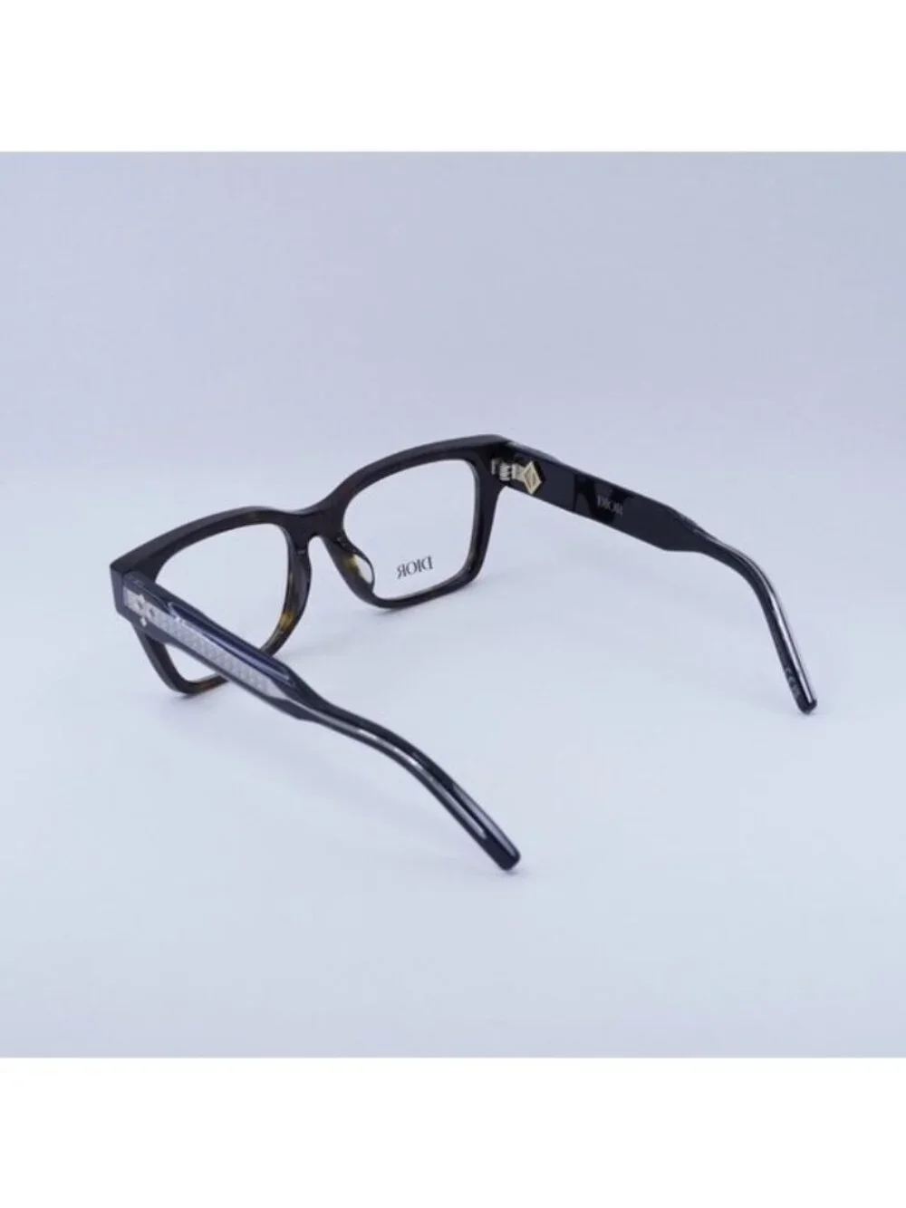 Dior CD DIAMONDO S1F 2000 Eyeglasses Havana 55mm Square Frame
